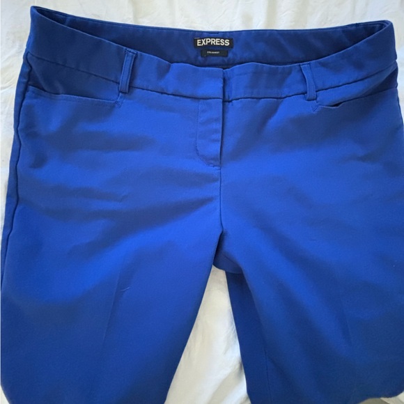 Express Pants - Express Columnist Vibrant Cobalt Blue Pants Size 8